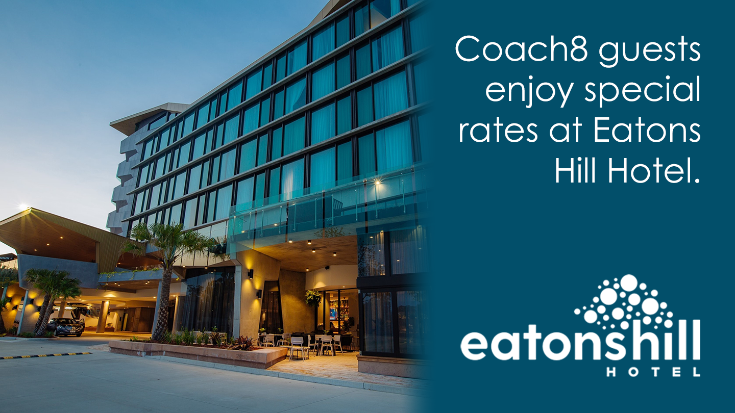 Coach8 guests enjoy special rates at Eatons Hill Hotel